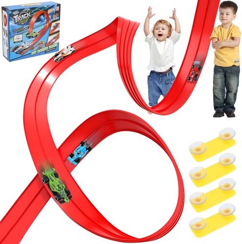 Flexible race track for - race,
