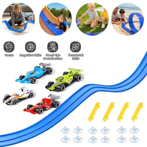 Race track flexible car - race,