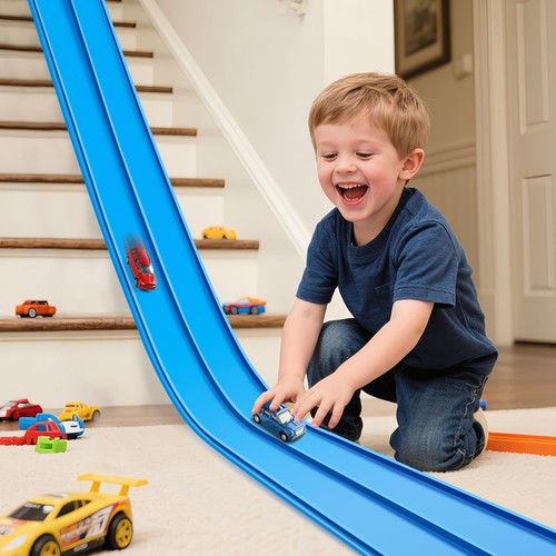 Double track flexible race - double-track,