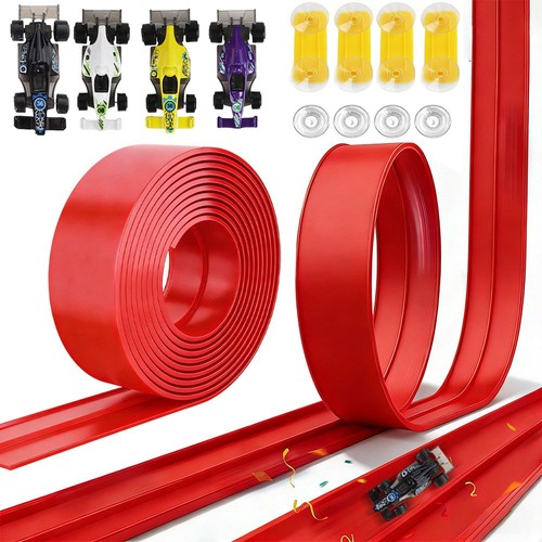 Flexible race car track - race,
