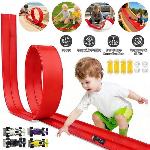 Double track flexible race - double-track,