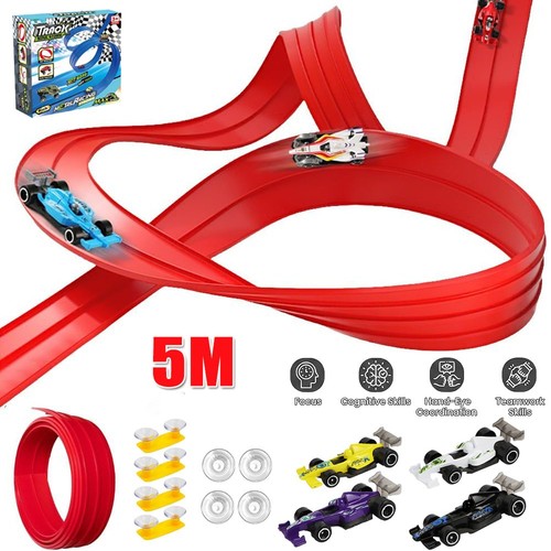 Flexible race track for - race,