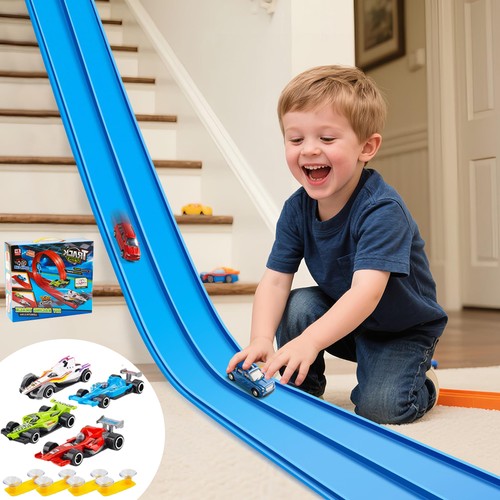 Double track flexible race - double-track,