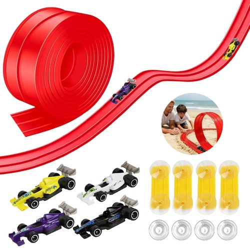 Flexible race track for - race, kids