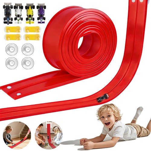 With small racing cars - small, race