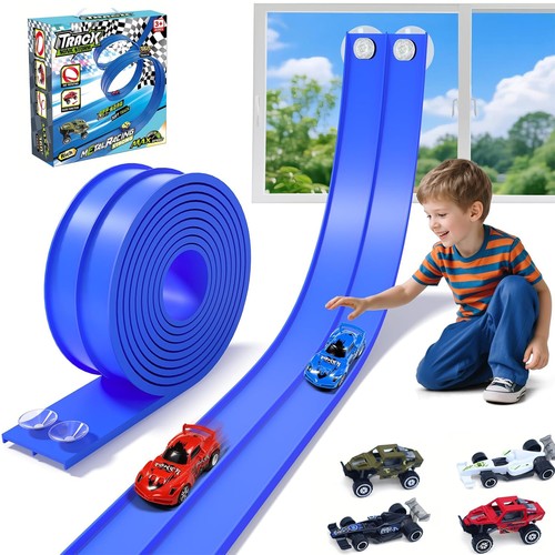 Car track flexible race - track,