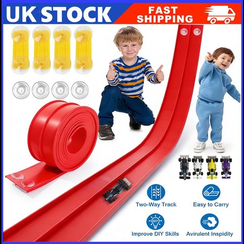 Flexible race car track - race,